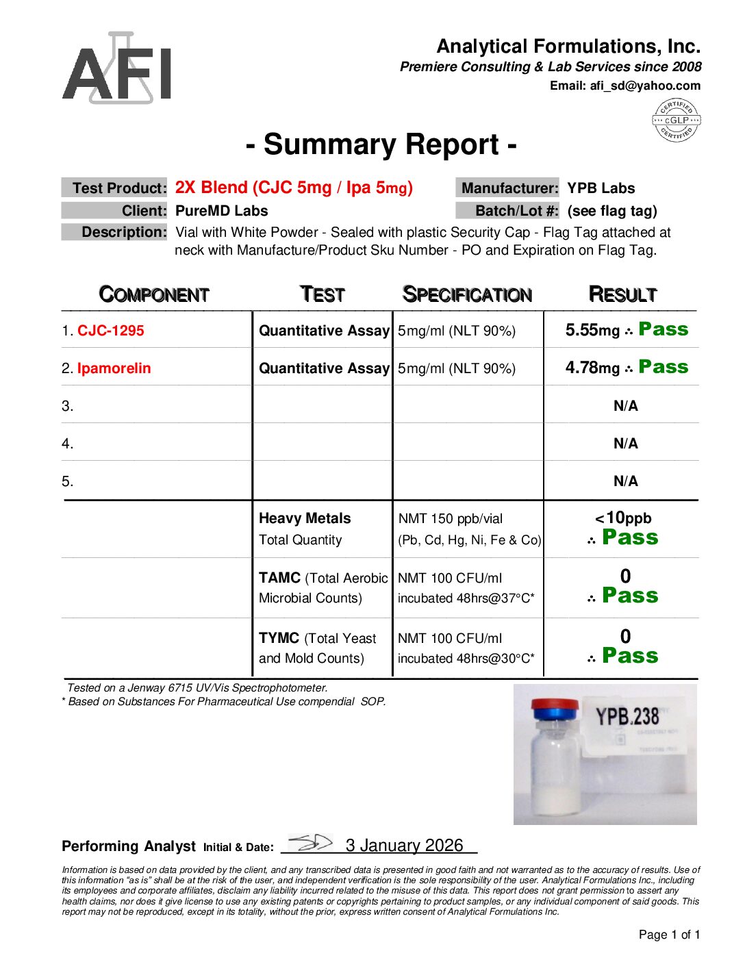 CJC-1295 (No DAC) + Ipamorelin - Image 2